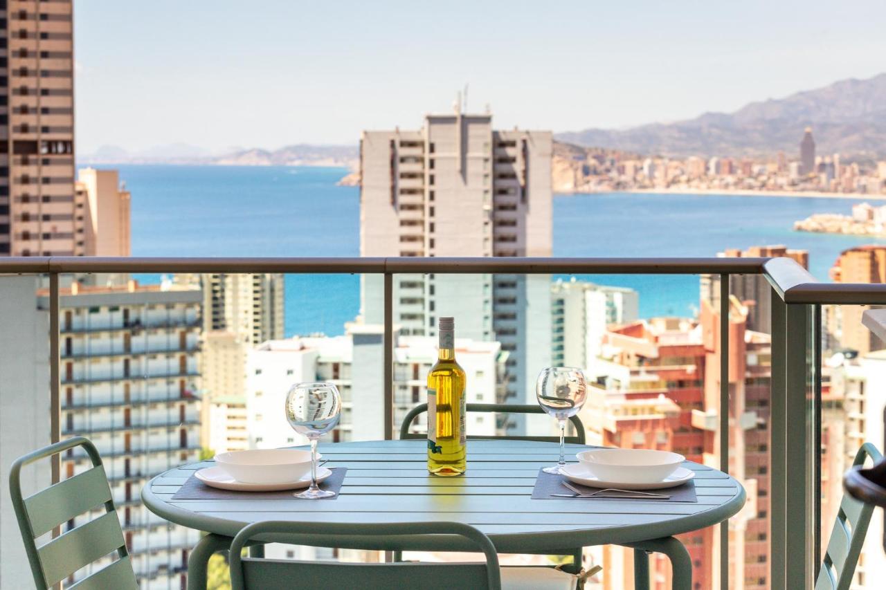 Skyline 11 Sunny Balcony With Stunning Sea Views Apartment Benidorm Bagian luar foto