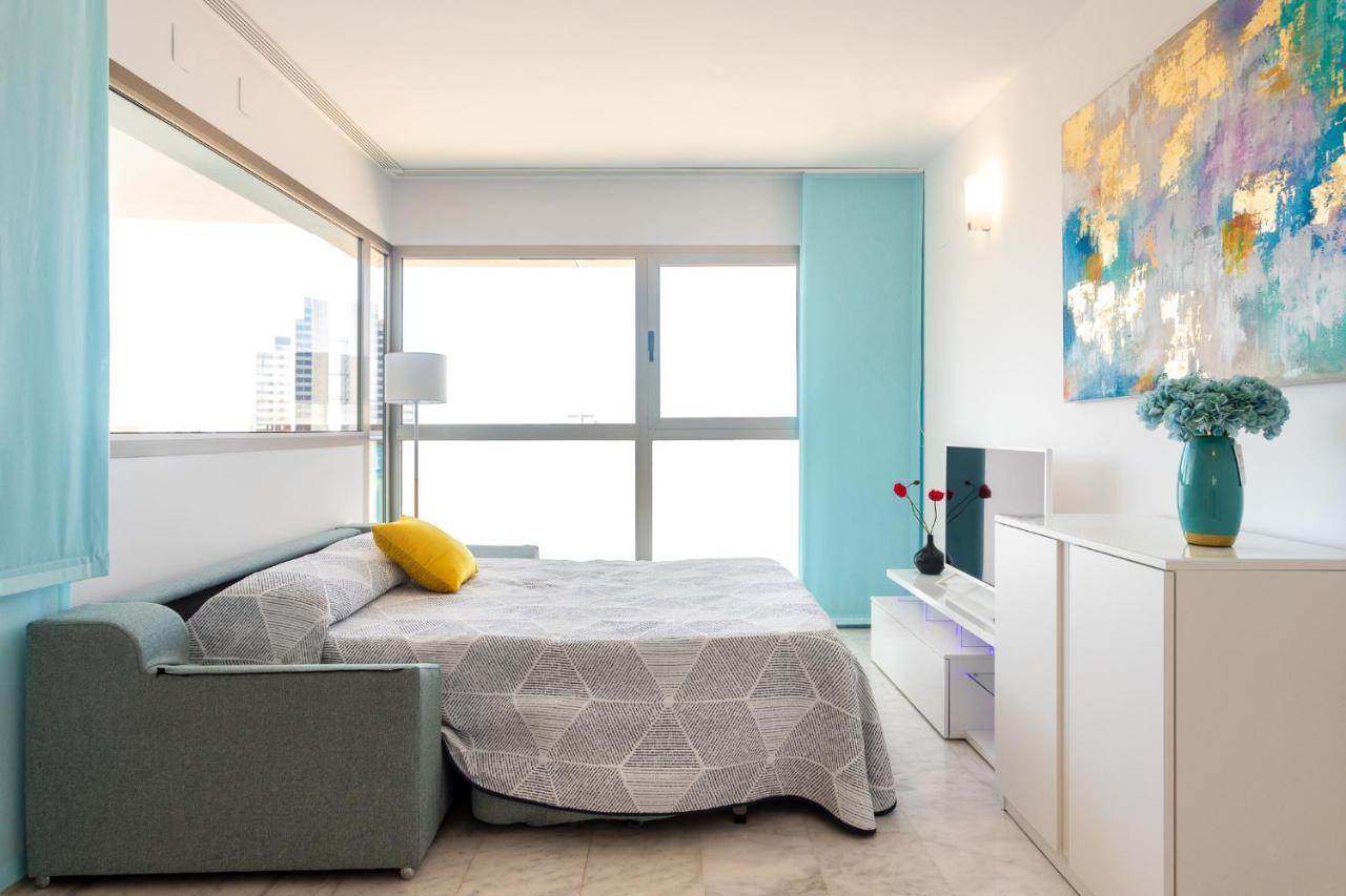 Skyline 11 Sunny Balcony With Stunning Sea Views Apartment Benidorm Bagian luar foto