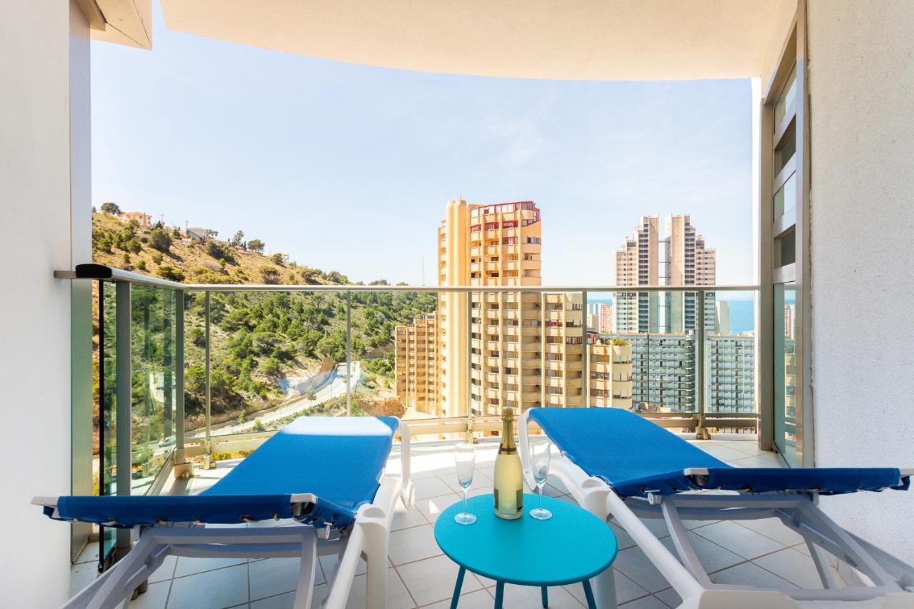 Skyline 11 Sunny Balcony With Stunning Sea Views Apartment Benidorm Bagian luar foto
