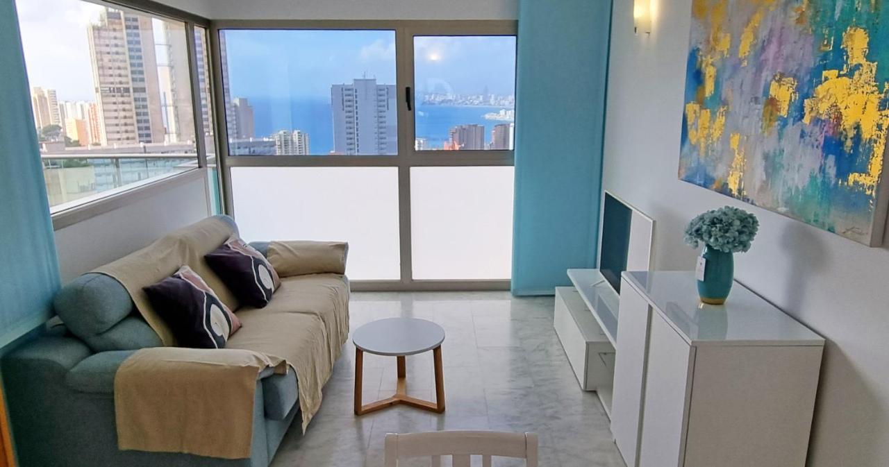 Skyline 11 Sunny Balcony With Stunning Sea Views Apartment Benidorm Bagian luar foto