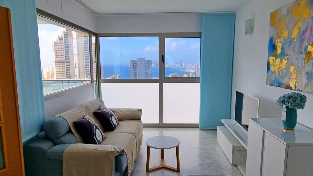 Skyline 11 Sunny Balcony With Stunning Sea Views Apartment Benidorm Bagian luar foto
