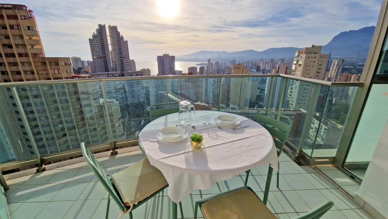 Skyline 11 Sunny Balcony With Stunning Sea Views Apartment Benidorm Bagian luar foto